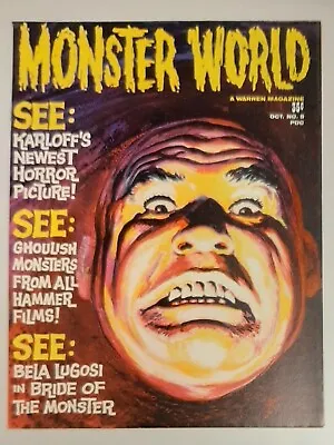 Monster World Magazine #5 Published Oct 1965 By Warren • $11.99