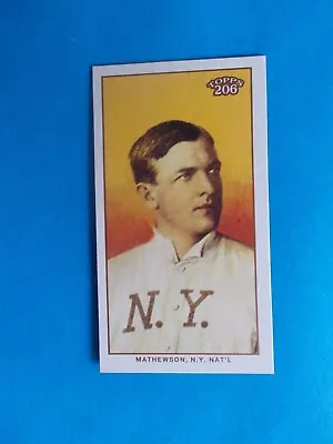 2003 Topps 206 Christy Mathewson UZIT Back Portrait #451 Raw SP + Sweet Caporal • $99