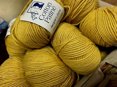 Elsebeth Lavold Cotton Patine 110mtrs Yellow Italy Studio Clearance Sale • $3.75