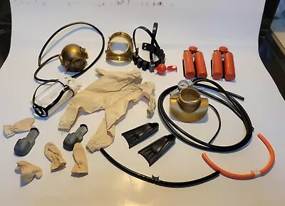 Vintage 1960s 70s GI JOE Accessories G.I.  Lot C Some SCUBA DIVER Stuff • $49