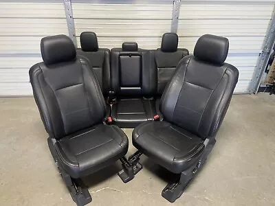 2017-2023 Ford F150 F250 F350 F450 Lariat Front & Rear Seats Black Leather • $1999.99