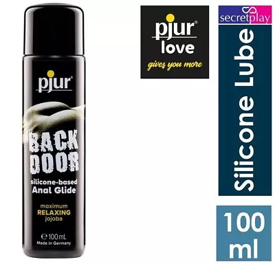 Pjur Back Door Anal Silicone-Based Personal Lubricant 3.4oz -Relaxing Anal Glide • $19.95