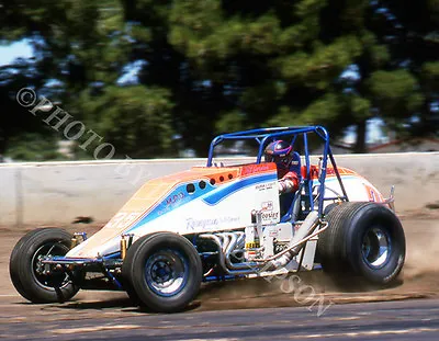 Jeff Gordon Silver Crown Sprint Car Photo Sacramento Mile 1990 • $7.99