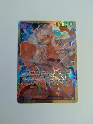 One Piece Monkey D Luffy OP05-119 SEC Secret Rare  Awakening Of The New Era • $8.50