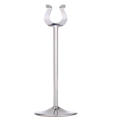 Anself 8 Stainless Steel U Shaped Table Number Place  Holder Menu Stand P2Y7 • £10.73