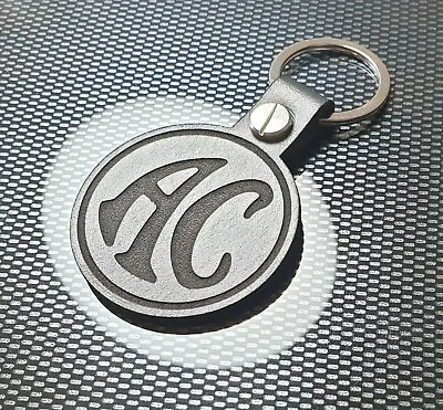 AC COBRA BADGE BLACK Leather Keyring Ace Kit Car Dax 427 V8 • $31.25