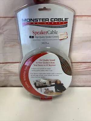 Monster Cable 16-GAUGE Stereo Speaker Duraflex Protective Jacket 30ft Wire New • $24.99