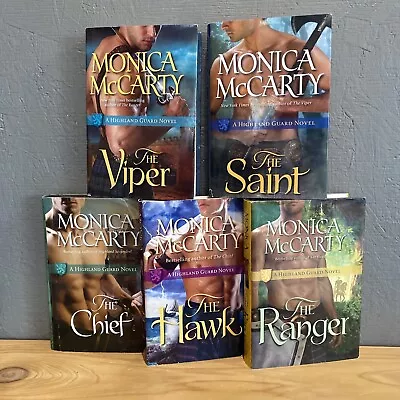 Highland Guard Books 1-5 Monica McCarty Series Hardcover Lot • $22