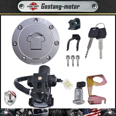 Ignition Switch Fuel Gas Cap Seat Lock Key Set For Honda CBR600F4/F4i 2001-2006 • $28.28