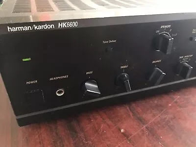 Harman Kardon HK 6600 HK-6600 Amplifier PLEASE READ!! • $174.48