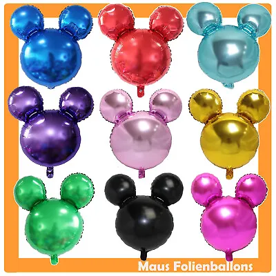 Balloon Mickey 45cm Decoration Party Mouse Minnie Birthday Birthday Kids • £2.58