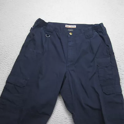 5.11 Tactical Pants Mens 34 Blue Cargo Taclite Pro Ripstop Utility 34x30 • $24.99