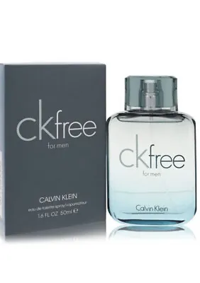 CK Free For Men 1.6 Oz 50ml EDT Spray Calvin Klein Fragrance Cologne Sealed • $24.99