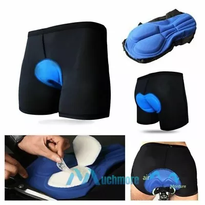 Bike Bicycle Underwear Pants With Gel 3D Padded Cycling Shorts Men Women Size M • $8.99