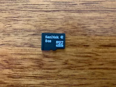 Sandisk Micro SD Card 8GB - HC Class 2 • $9.75