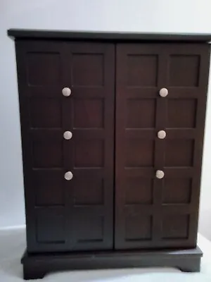 New Mahogany Wood Tabletop Jewelry Armoire Mirror  9Drawers  Separated Sections • $120