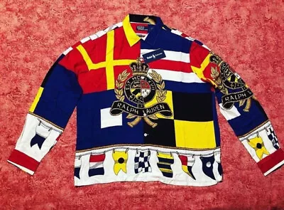 Polo Ralph Lauren Crest Shirt Large Nwt Stadium Tokyo Snow Beach Skier • $1340