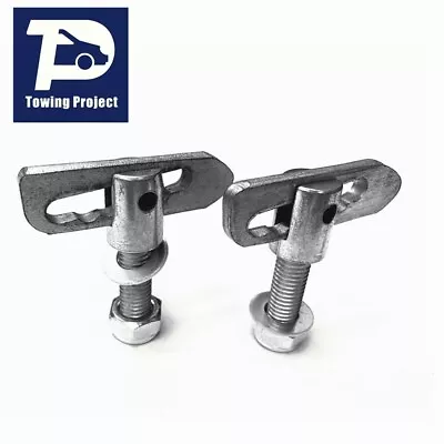 $15 • Buy 2x Trailer Anti Rattle Gravity Luce Latch Drop Lock Zinc 47mm Thread Long