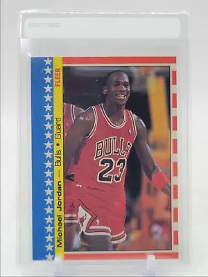 Michael Jordan 1987-88 Fleer Sticker Basketball Bulls #2 Q1361 • $51