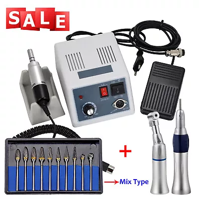 Dental Lab Marathon Micromotor/Electric 35K PRM Motor/Contra Angle/Straight USA • $16.59