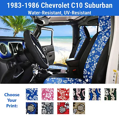 Hawaiian Seat Covers For 1983-1986 Chevrolet C10 Suburban • $205