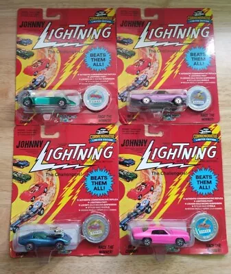 Lot Of 4 Johnny Lightning RedLine Cars. #X549 • $24.99