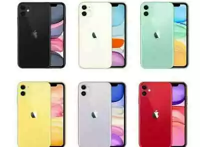 Apple IPhone 11 - 64GB & 128G - Fully Unlocked ALL CARRIERS AND ALL COLORS • $224.99