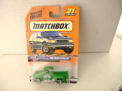 1998 Matchbox Superfast #21 56 Ford Pickup Fresh Produce Delivery New On Card • $9.99