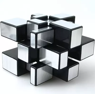TANCH Mirror Speed Magic Cube 3X3 Puzzle For Children & Adults Silver • $12.45