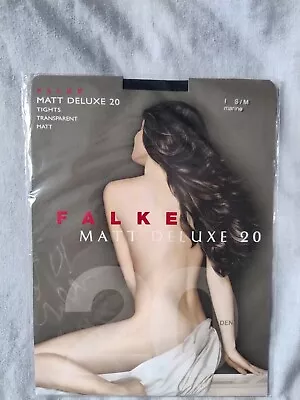 Falke Matt Deluxe 20 Tights - I S/M - Marine • £7.99