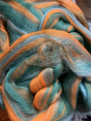 21.5 Mic (64's) Fine Merino Multicolor Craft Spinning Fiber Felting 4 Oz #04-22 • $8.50