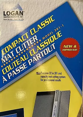 Logan 301-1 Compact Classic Mat Cutter - New Model For 301-S Mount Cutter LNIB • $106.71