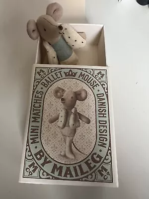 Maileg Ballet Mouse In A Matchbox • £28