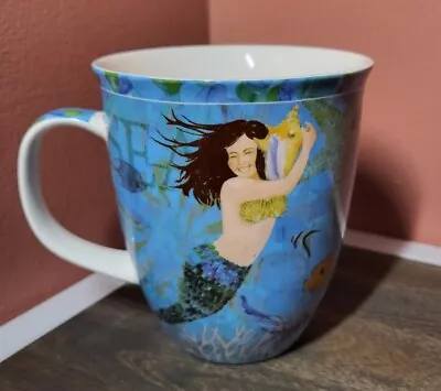 Cape Shore Souvenir Mug Yarmouth Maine Coffee Tea Cup Mermaids Ocean 15oz • $18.97