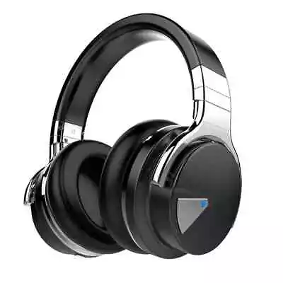 E7 Active Noise Cancelling Wireless Headphones - Black • $59