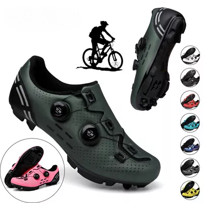 Man Cycling Sneaker MTB Bicycle Shoes Speed Road Flat Cycling Shoes Cleat Shoes • $49.59