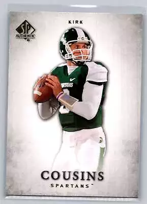 2012 SP Authentic #58 Kirk Cousins Vikings • $1.50