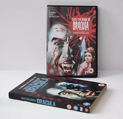 Taste The Blood Of Dracula DVD Hammer Horror Christopher Lee Ralph Bates • £3.99