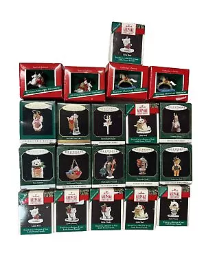 Vintage MINIATURE Mini Hallmark Keepsake Christmas Ornaments 1990s Lot Of 25 • $43