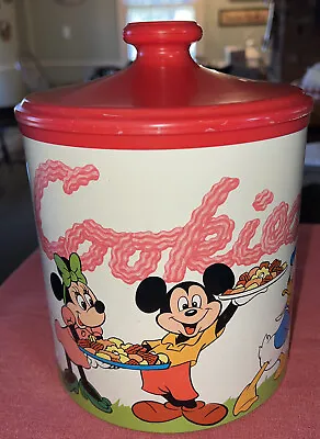 W. Disney Mickey Mouse & Minnie Cookie Jar Vintage Cheinco Housewares • $17.99