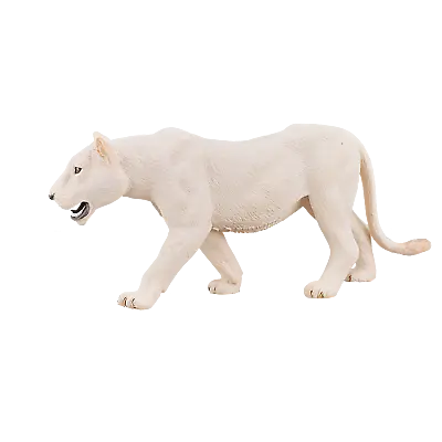Mojo WHITE LIONESS Wild Zoo Animals Play Model Figure Toys Plastic Forest Jungle • £9.50