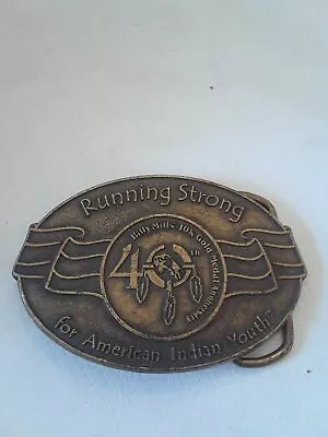 Billy Mills - US Olympic 40th Commemorative Belt Buckle - American Indian Youth • $14.95