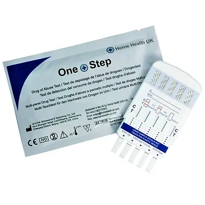 £4.79 • Buy 2 X Drug Testing Kit 5 In 1 Home Urine Test Cocaine Opiates Amphetamine & More