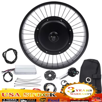 20  48V 1000W Electric Bicycle Hub Motor E-Bike Conversion Kit Front Wheel 20x4  • $194.75