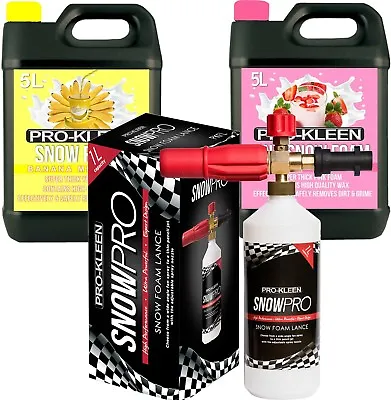 ProKleen Snow Foam Car Shampoo Lance Cannon Karcher K Compatible Gun 2 X 5L • £49.95