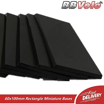 60x100mm 100x60 Rectangle Model Bases Warhammer The Old World AoS Games Workshop • £2.99