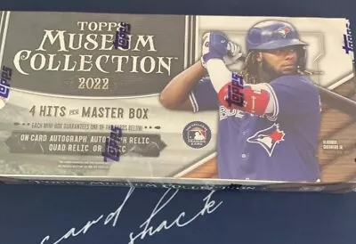 2022 Topps Museum Collection MLB Baseball Master Hobby Box Factory Sealed 🔥 ‼️ • $325