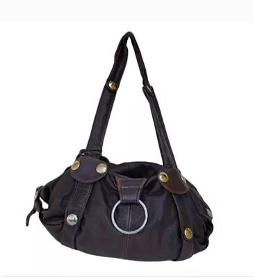 Gustto Baca Handbag Brown Leather Satchel • $75