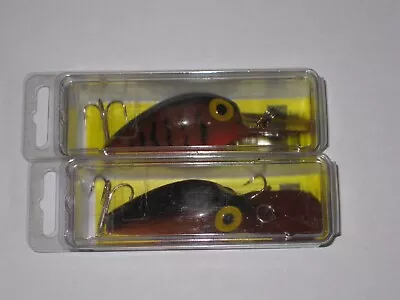 2 Storm Mag Wiggle Wart AV37 NOS Magnum Rare Crankbait Fishing Rattle Lure NIB • $39