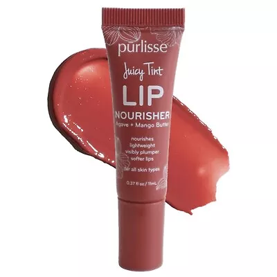 Purlisse Juicy Tint Lip Nourisher Nude Shine 0.37 Oz / 11 Ml Full Size NIB • $13.99